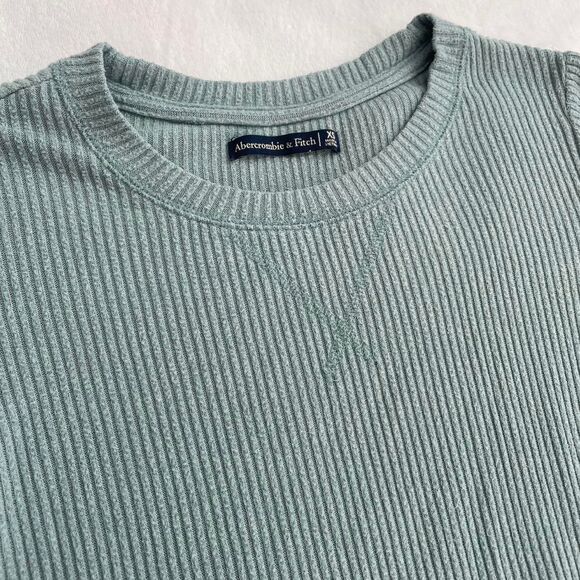 Abercrombie & Fitch Y2K Long Sleeve Women's XS Blue Knit - Picture 3 of 3